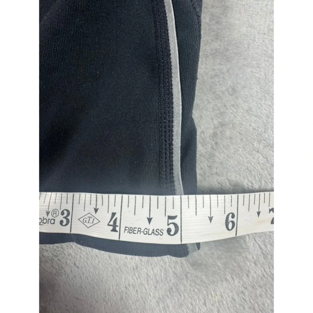 Nike Dri-FIT Womens Medium Black Athletic Capri Running Tights Drawstring Pocket